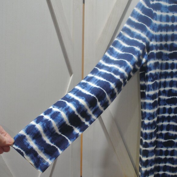 Tory Burch Hollie Tie Dye Stripe Shift Dress - Picture 5 of 5